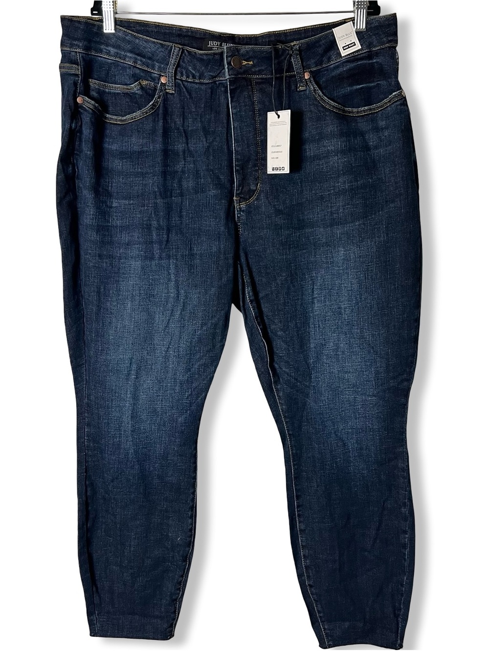 Judy Blue Williamsburg Hi Rise Tummy Control Skinny Jeans Dark Wash NWT Sz 22W